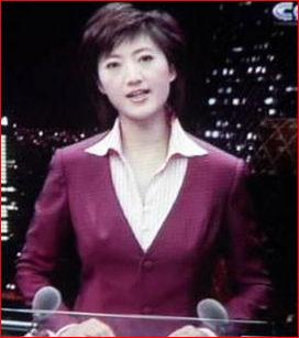 继早前女主播秦方\真空\播天气预报后