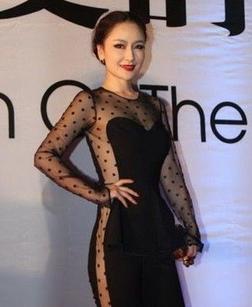 女星透视装杨幂张雨绮现胸罩